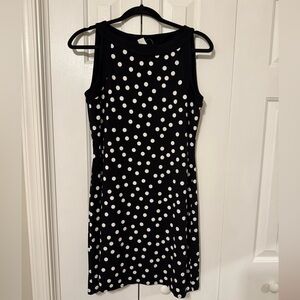 WHBM Black Polka Dot Dress NWT